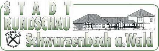 Amtliche Mitteilungen der Stadt Schwarzenbach a.wald Bekanntmachung Altersjubilar Folgende städtische Wohnung steht ab dem 01.05.