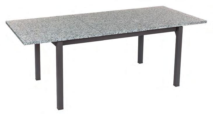 Auszugs-Tisch Lochblech, 150/250 x 90 cm