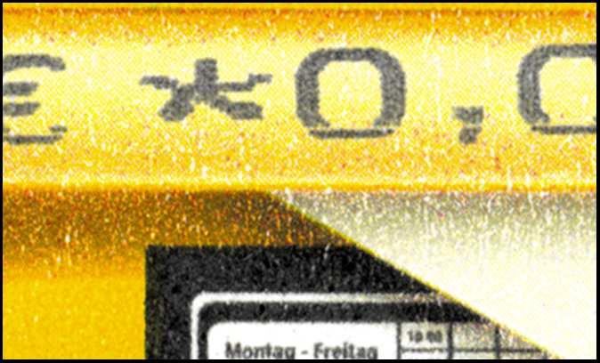 4. Mai 2006 - Tarifänderung - Motiv "Briefkasten" mit Sielaff-Werteindruck, 28 mm breit - Mi-Nr 5.1 Tastensatz 6 Werte 0.45 / 0.55 / 0.90 / 1.45 / 2.20 / 3.90, TS8, ** D 5.1 TS8 100 ausverk.