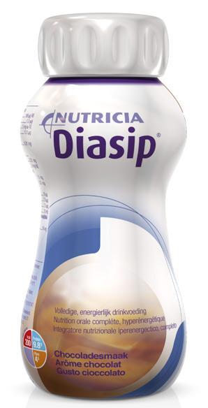DIASIP Diasip ist eine normokalorische Trinknahrung speziell für Patienten mit Diabetes mellitus.
