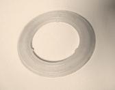 Kunststoff-Unterlegscheiben weiß für Rundösen 08 mm 0,03 St. 10 mm 0,05 St. 12 mm 0,05 St. 16 mm 0,06 St.