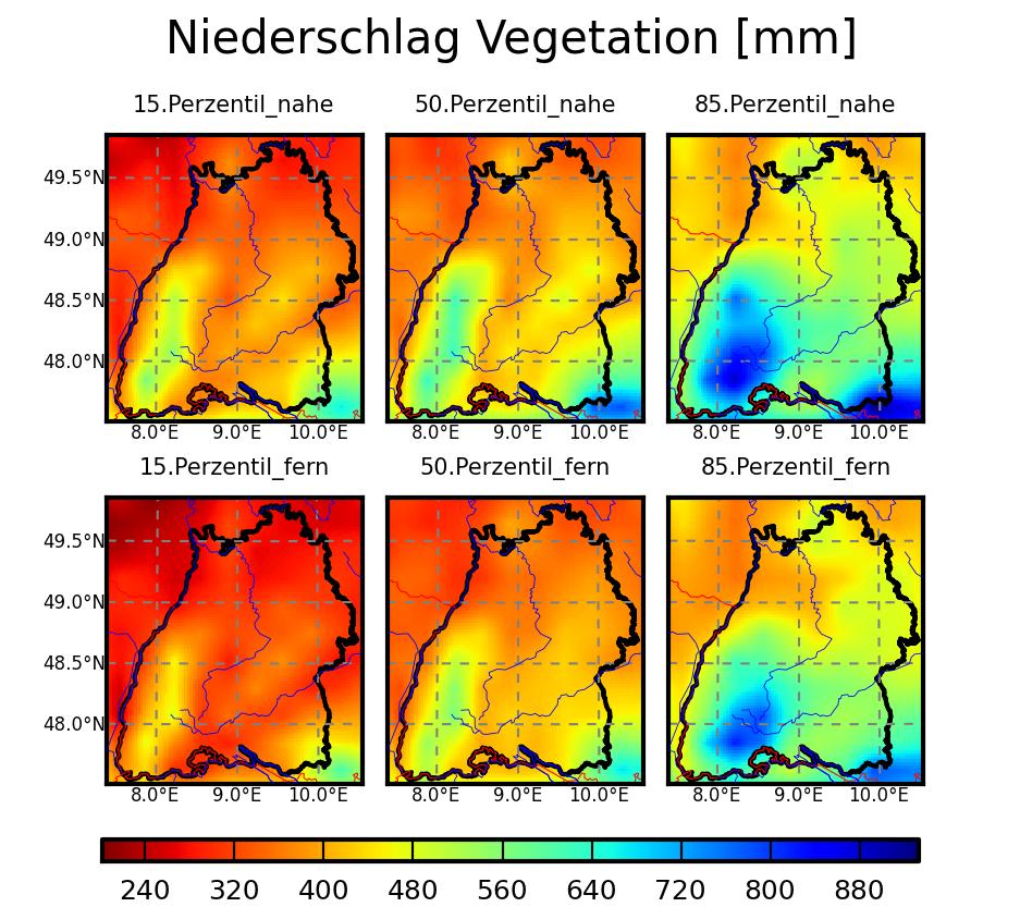 Ensemble-Auswertung regionaler Klimamodelle für Baden-Württemberg: Niederschläge