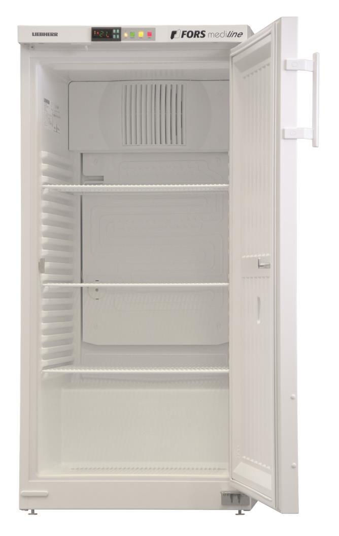 LFKv 2640 Labor-Kühlschrank mit TC 02-2 Steuerung Temperaturbereich Innen von + 2 C bis + 8 C Umgebungstemperatur von + 10 C bis + 43 C Elektronische Steuerung mit 1/10 C Digitalanzeige, mit