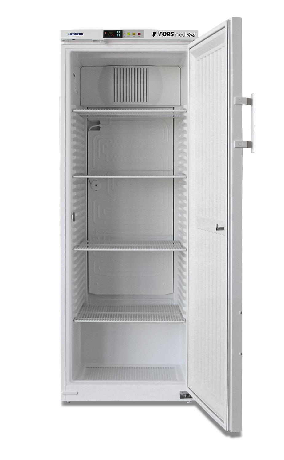 LFKv 3640 Labor - Kühlschrank mit TC 02-2 Steuerung Temperaturbereich Innen von + 2 C bis + 8 C Umgebungstemperatur von + 10 C bis + 43 C der Min / Max Temperaturen.