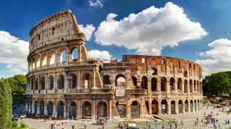 Wir zei gen Ihnen das Kolos seum, das Forum Romanum, die Spanische Treppe, Lat eran und die Paulskirche. Am Sonntag evtl. Papstmesse auf dem Petersplatz und Möglichkeit zu weiteren Besichtigungen.