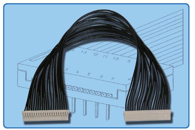 Kundenspezifische Kabel Power cords Flat cables D-SUB cables Modular cables USB cables Video- and Audio cables 576 Sonderkonfektionen Neben den