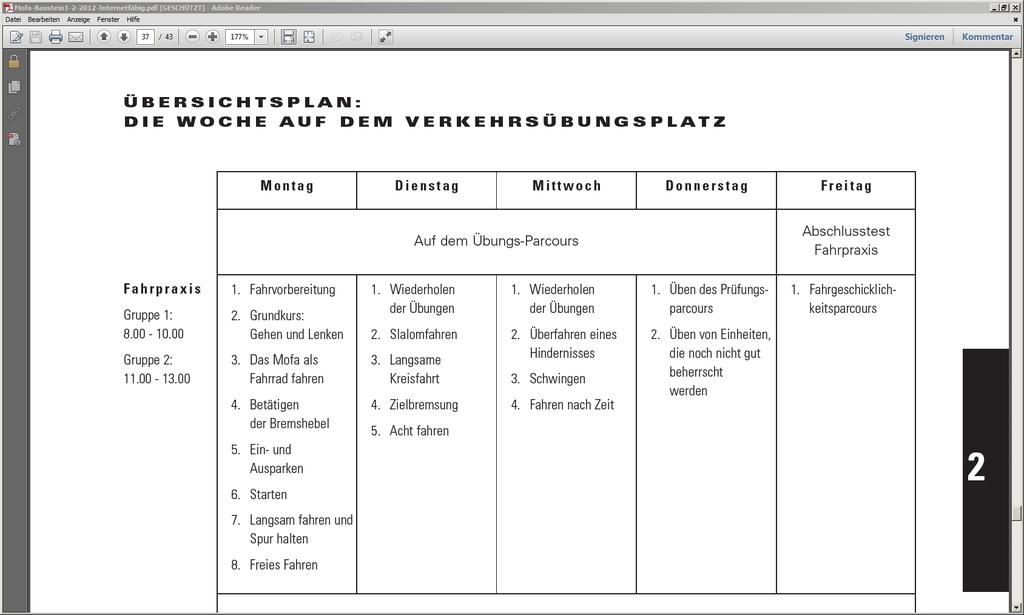 Die Woche auf dem