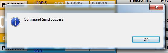 Bestätigen Sie die Dateiauswahl. Hat alles funktioniert, erscheint eine Erfolgsmeldung: Confirm the selected file.