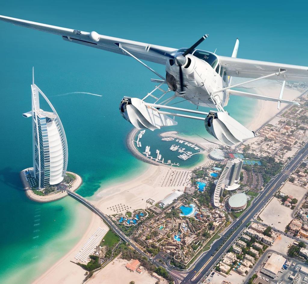 DAY TAG3, 3, Fun DAS ARCHITEKTONISCHE WUNDER Wasserflugzeug Panoramaflug Dubai Marina Jumeirah Palme Burj al Arab Hotel Burj Khalifa Dubai Creek Die angesagtesten Wahrzeichen