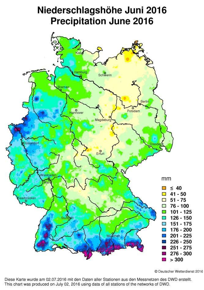 Wetterereignisse 2016 Text: Rainer Fleckenstein Grafiken: Juliane Breyer Sachgebiet Klimaanalyse des DWD Abb.