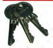 D Schlüsselschalter Nachschlüssel zu IKON Halbzylinder Weitere Schlüssel können für IKON Halbzylinder (Art.-Nr.