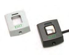 9 Zutrittskontrolle Ausgangstaster E38 (klein) Austrittstaster können bei Compact-, Switch2- und Net2-Anlagen verwendet werden.