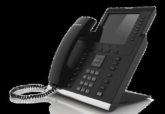 Desk Phone IP 55G (Executive Phone) Under NDA Under NDA Features 8 line phone / 8 free programmable buttons Up to 30 lines with key-modules attached QVGA color display