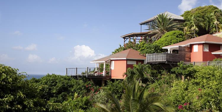 Studio ab 44 pro Person Das Hotel La Toubana befindet sich am Eingang des kleinen Fischerdorfes von Saint Anne in einem tropischen Garten.