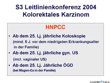 Folie 64 S3 Leitlinienkonferenz 2004 Kolorektales Karzinom