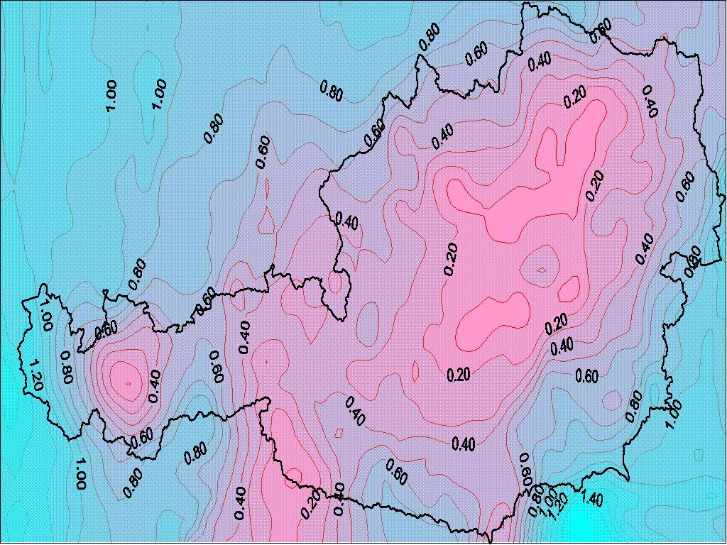 GIS-Grid: Transformationfläche für die Lage abgeleitet aus 28.