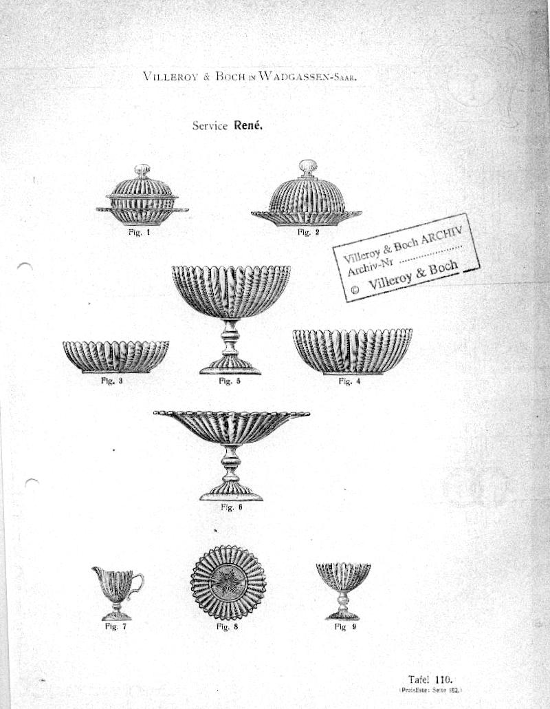 Abb. 2006-1-18/018 MB Villeroy & Boch 1908, Gepresste Gegenstände, Tafel 110, Fig.
