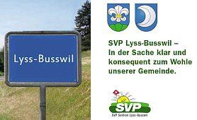 80 PARTEIEN IN LYSS SINN UND ZWECK EVP Lyss-Busswil Im November 1988 wurde die EVP Lyss gegründet.