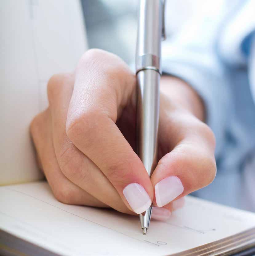 Schreiben Sie alle Fragen zu den Dingen, die Sie nicht verstehen, auf und stellen diese an den Arzt bzw. an das Praxispersonal. Führen Sie ein Patiententagebuch oder machen Sie sich Notizen.