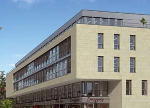 Büros und Praxen im Nordgebäude Das Quartier am Leinebogen bietet auf insgesamt 2.575 qm attraktive Büro- und Praxisflächen verschiedenster Zuschnitte.