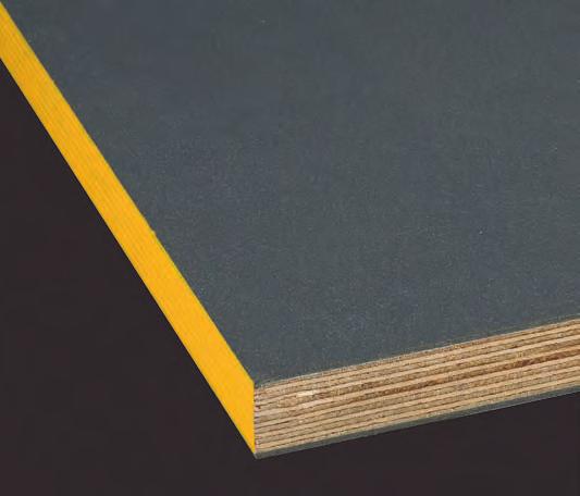 der glatten Oberfläche Maßhaltigkeit nach DIN EN 315 Kanten gelb versiegelt Bei SB3 / SB4 sind Probebetonierungen erforderlich. Produziert mit dem Know-how von Klöpfer Construction.