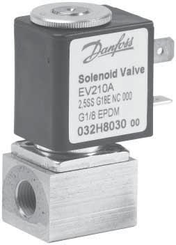 Anwendung EV210A SS Kompakte Magnetventile für industrielle Anwendung zur Steuerung und Dosierung. Für neutrale und aggressive Flüssigkeiten und Gase.
