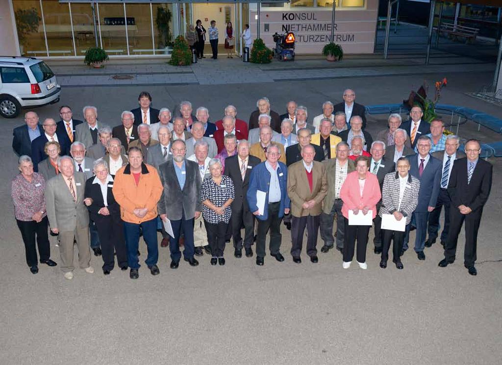 Gratulation Folgende Mitglieder erhielten die Ehrenurkunde für langjährige Mitgliedschaft Ehrentafel 2014 Mitgliederehrung am 25.09.