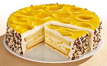 Mandarinen-Käse-Sahne-Torte 1/4 Mango-Crème-Fraîche-Torte 1/4 Torte Panna Cotta Heidelbeer : 455556