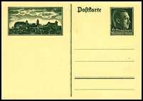 April 1938 - Postkarte "Abstimmung über den Anschluß Österreichs" - P 268 Postkarte "Abstimmung über Anschluß Österreichs" 6 Pf "Deutscher/Österr. M. Hakenkreuzfahne", ungebr.