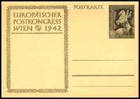 Brautbecher/Löwe" 6+4 Pf, sämisch, ungebraucht DR-P 293 b 100 0,70 dito mit Sonderstempel "Hanau - Einweihung Goldschmiedehaus - 18.10.1942" DR-P 293 b 120 1,80 dito gelaufen mit Stempel aus der Zeit DR-P 293 b 150 5,00 12.