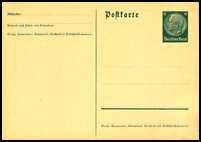 1. März 1932 - Gedenkpostkarte "100. Todestag Goethes" - P 214 Sonderpostkarte "100. Todestag Goethes" mit Werteindruck "große Ziffer" 15 Pf karmin, ungebraucht DR-P 214 100 ausv.