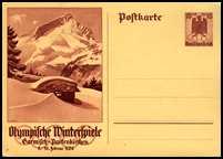5. November 1934 - Sonderpostkarte "Deutsche Nothilfe" - P 253 Sonderpostkarte "Deutsche Nothilfe" mit Wertstempel "Brustbiold eines SA-Mannes" 6+4 Pf, ungebraucht DR-P 253 100 1,30 dito gelaufen,
