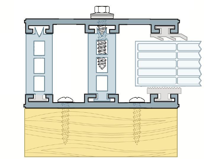 4 Keder und PVC ISOkern Profilbreite: 60 mm 28,70 vorgebohrtes Profil 30,65 Alu ISO- RAND -Profil/25 mm/