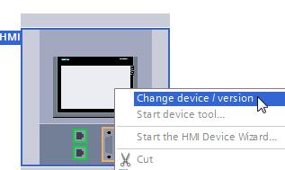 Wenn Sie ein anderes SIMATIC HMI Comfort Panel bzw.