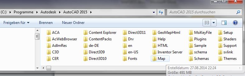 Dateiformat Gert Domsch, CAD-Dienstleistung AutoCAD 2015 und damit auch MAP 3D 2015 verwendet weiterhin das Dateiformat DWG 2013.
