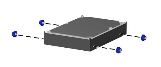 Abbildung 2-36 Ausbauen der Festplatte 11.