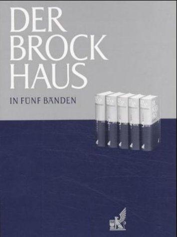 19.2. Mehrbändige Werke 1MW Der Brockhaus : in fünf Bänden / [red. Leitung: Annette Zwahr. Red.: Jutta Arndt...]. - 8. Aufl. -. - Leipzig [u.a.] : Brockhaus ISBN 3-7653-1660-1 (Gesamtwerk, 10.