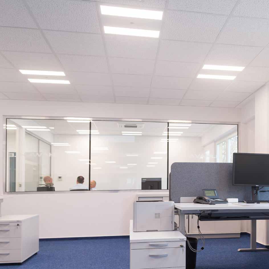 Büro / Kommunikation Büro / Kommunikation Das Projekt Lichtwerte zeigt Office-Beleuchtung neu gedacht.