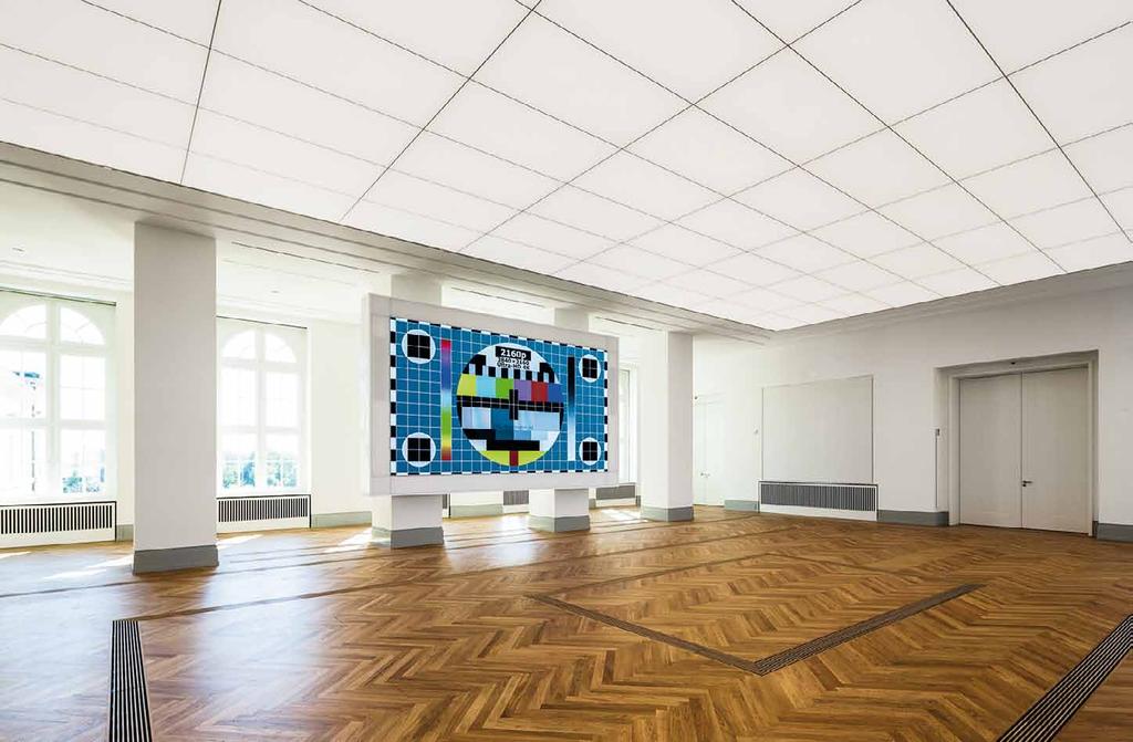 2200 m² Ausstellungsfläche Museologe Willy Athenstädt mittels LED Lichtdecken und Projektleitung: Heike Welkisch LED Linearstrahlern auszuleuchten.