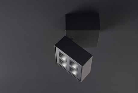 : micro-efat LED GRID RECESSED Nutzung: Mit GRID bringt Molto Luce einen eindrucksstarken Spot in Einbau-, Halbeinbauund