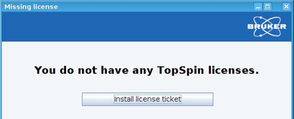 CodeMeter Lizenz-Management Start von TopSpin ohne Lizenz Sie