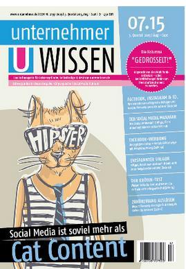 000 Erscheinungsweise Vier mal jährlich Seit Februar 2014 erscheint einmal im Quartal das Print-Magazin unternehmer WISSEN. Mit einer Auflage von derzeit 3.