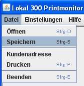 2 Datei speichern Um die ausgelesenen Werte in eine Datei abzuspeichern, wählen Sie den Menüpunkt Datei -> Speichern. Es erscheint ein Datei speichern Dialog, (vgl.