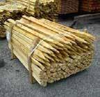 10 % Pfähle aus Robinie (Akazie) Alternative zu kesseldruckimprägnierten Pfählen Sehr dauerhaftes Holz (Dauerhaftigkeit 1-2) Länge Stück/ Palette Art. Nr.