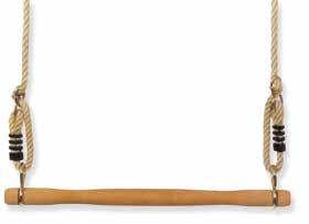 Spielgeräte Holzzäune Holz im Garten Spielgeräte Kesseldruckimprägnierung Hartholz-Trapez mit ergonomischer Sprosse, (Ø 36 mm, Länge 600