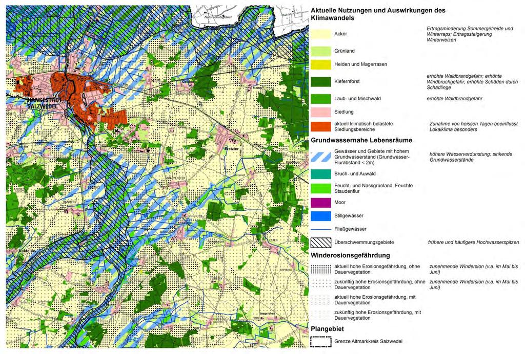 in der Bodenfunktionskarte Sachsen-Anhalt als vernässte Standorte dargestellt werden.