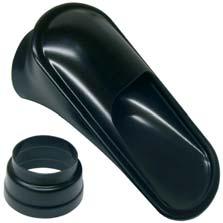 Manufactured in black or clear plastic, due to its flexibility the duct can be mounted on flat or on a compound curve.