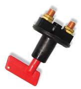 prevents engine 'run-on'. Controls circuits up to 500 A initial load with 100 A continuous load 12-24V.
