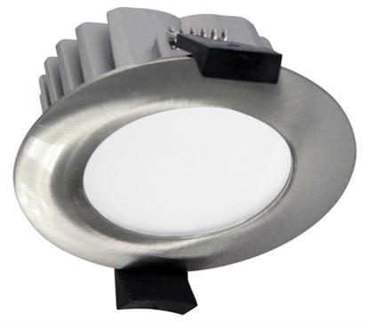 Aluminium, Kunststoff Abstrahlwinkel: 90 LED Typ: SMD 2835 100-240VAC nein IP20-20 / +40 C CE, RoHS 3 Jahre LED Downlight mit integriertem Treiber Art.-Nr. Nennleistung Lumen ca.