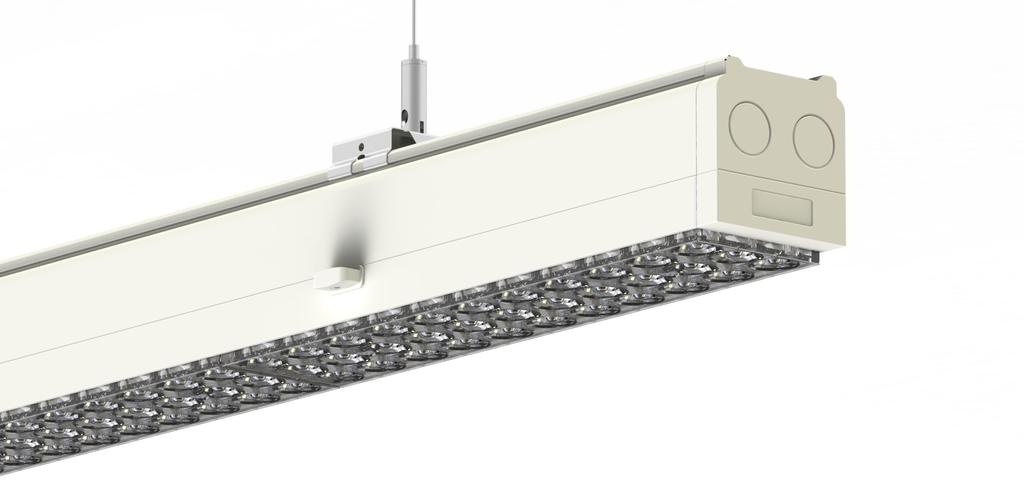 LED Linear Light Tragschienensystem LED Tragschienensystem mit hoher Lichtausbeute von 130lm/W.